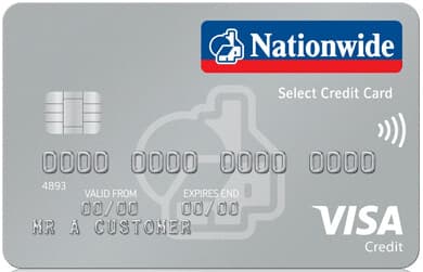 Select Your Deserved Benefits with the Nationwide Select Credit Card by Nationwide Building Society!